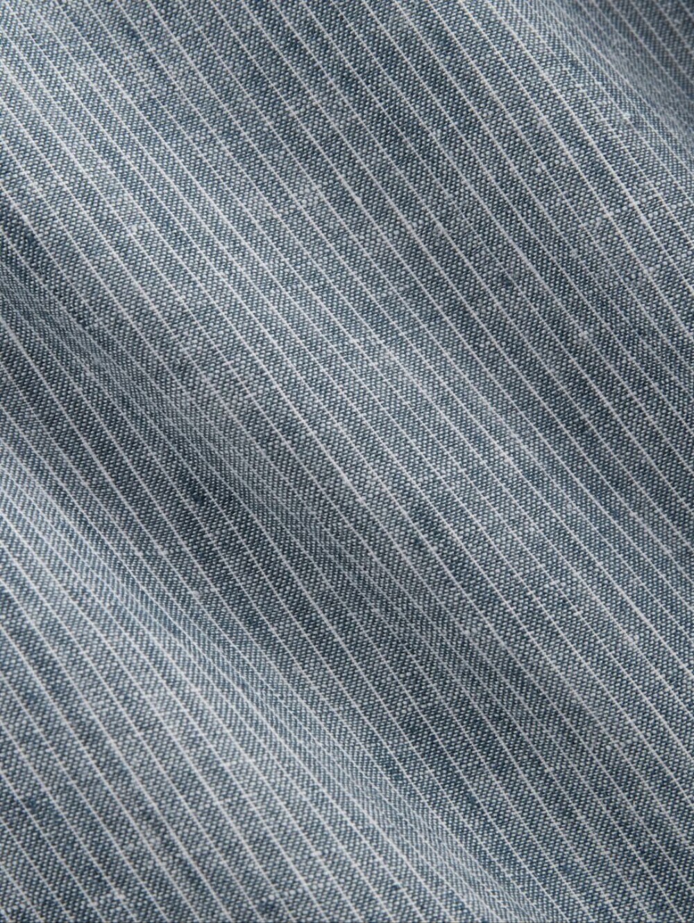 Everlane The Day Tripper Shirt Dress Linen in White/Blue Pinstripes L NEW - Picture 2 of 8